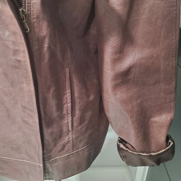 Spiegel Women's Rich Brown Leather Jacket - Picture 8 of 11